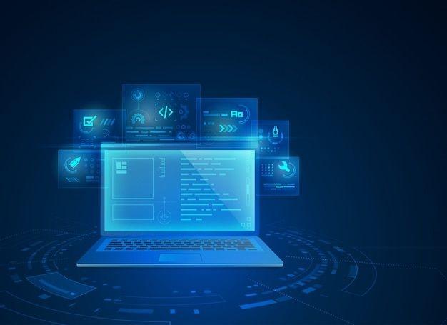 3D element creation process showing detailed modeling work
